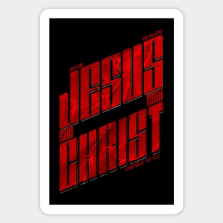 Jesus Christ - God Man Sticker